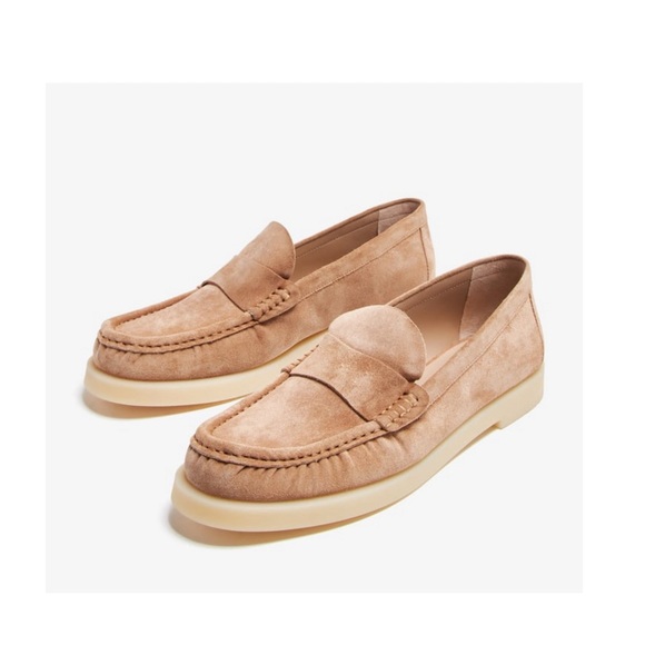 Stuart Weitzman Blake Luxe Suede Slip-On Loafers | Neiman Marcus Stuart Weitzman Blake Loafers.